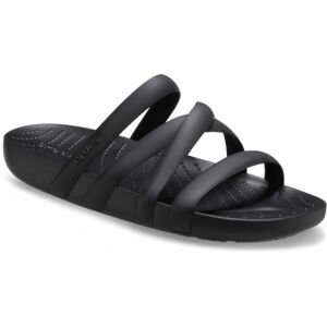 Crocs SPLASH STRAPPY Dámské pantofle, černá, velikost 36/37