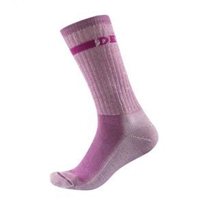 Devold OUTDOOR MEDIUM WOMAN SOCK Dámské sportovní ponožky, růžová, veľkosť 38-40