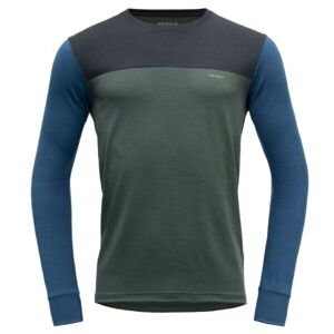Devold PATCHELL Pánské dvouvrstvé Merino tričko, zelená, veľkosť L