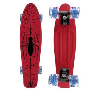 Disney SPIDERMAN Skateboard (fishboard), červená, veľkosť UNI