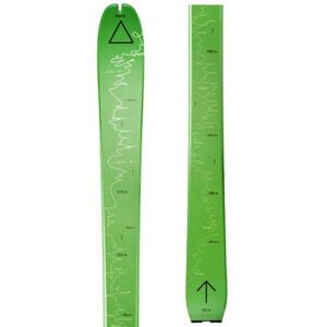 EGOE BEAT T94 + SKINS Skialpové lyže se stoupacímy pásy, zelená, velikost