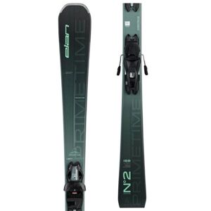 Elan PRIMETIME N°2 W PS + EL 9 GW Dámské sjezdové lyže, tmavě zelená, velikost