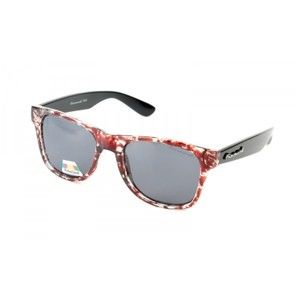 Finmark F840 SLUNEČNÍ BRÝLE POLARIZAČNÍ Fashion sluneční brýle s polarizačními skly, Černá,Červená,Stříbrná, velikost