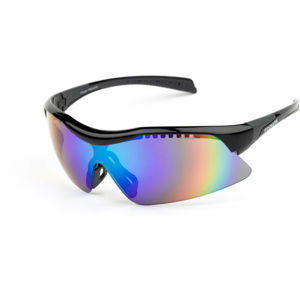 Finmark FNKX2030 Sportovní sluneční brýle, Černá,Bílá, velikost