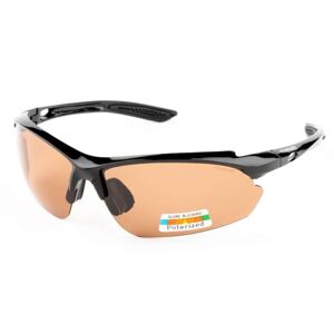 Finmark FNKX2306 Sportovní sluneční brýle s polarizačními čočkami, oranžová, velikost UNI