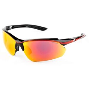 Finmark FNKX2320 Sportovní sluneční brýle, oranžová, velikost UNI
