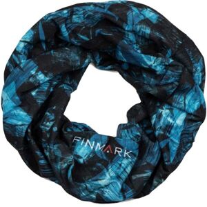Finmark FS-215 Multifunkční šátek, Modrá,Černá, velikost UNI