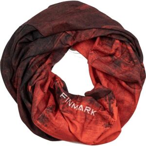 Finmark FS-231 Multifunkční šátek, Červená,Černá, velikost UNI