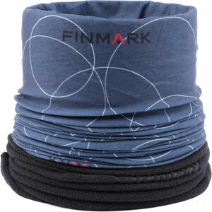 Finmark FSW-125 Multifunkční šátek, Šedá,Modrá, velikost