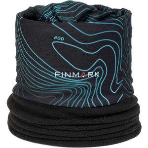 Finmark FSW-209 Multifunkční šátek s fleecem, černá, velikost UNI