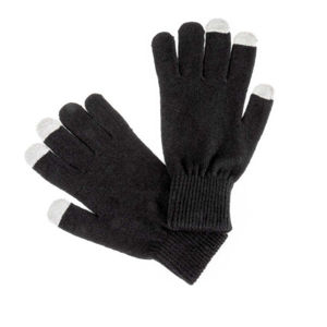 Finmark PÁNSKÉ ZIMNÍ RUKAVICE Pánské zimní pletené rukavice, černá, velikost UNI