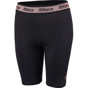 Fitforce SOLTA Dámské fitness šortky, černá, velikost XL