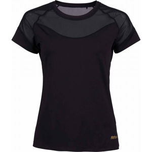 Fitforce ARUBA Dámské fitness triko, Černá,Béžová, velikost S