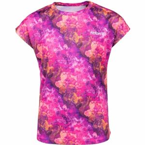 Fitforce MALIKA Dívčí fitness triko, růžová, veľkosť 140/146