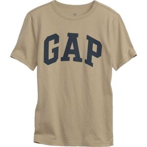 GAP V-FRC BASIC LOGO ARCH TEE Chlapecké tričko, béžová, velikost XL