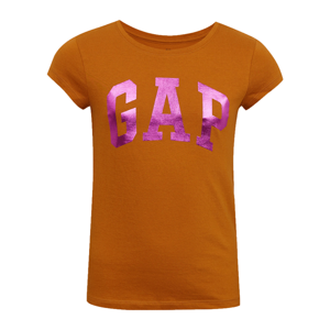 GAP V-HS SS VALUE LOGO TEE Dívčí tričko, oranžová, velikost XL