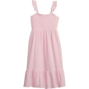 GAP V-MAR W MIDI DRESS Dívčí šaty, růžová, velikost S