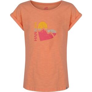 Hannah KAIA JR Dívčí tričko, oranžová, velikost 164