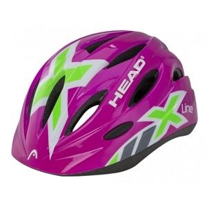 Head KID Y01 fialová (48 - 52) - Dětská cyklistická helma