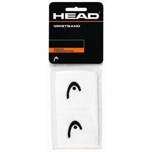 Head Wristband 2,5 Potítka na zápěstí 2,5, Bílá,Černá, velikost