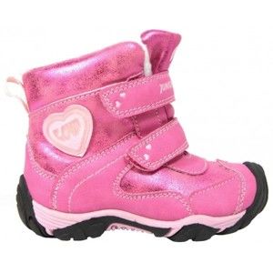 Junior League EIRIL růžová 24 - Dětská zimní obuv