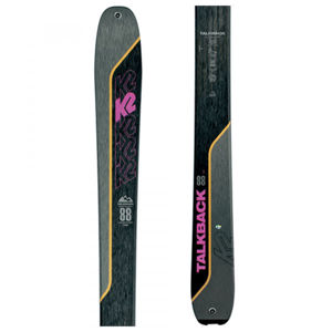 K2 TALKBACK 88 Dámské skialpové lyže, tmavě šedá, velikost 160