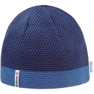Kama ČEPICE MERINO SP018 Pletená čepice s plastickým úpletem, tmavě modrá, velikost