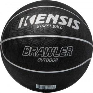 Kensis BRAWLER5 Basketbalový míč, černá, velikost 5