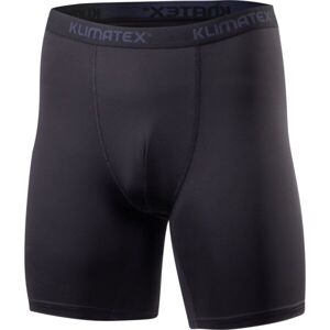 Klimatex SIMIR LONG Pánské funkční boxerky, černá, velikost L