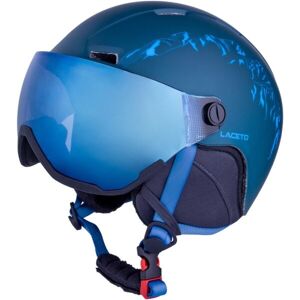Laceto MOUNT VISOR Dětská lyžařská helma, modrá, veľkosť S
