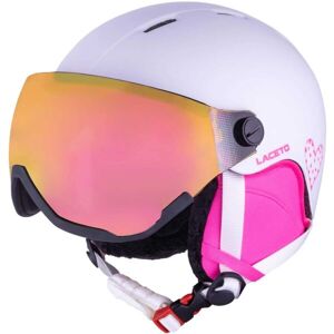 Laceto HEART Dětská lyžařská helma, bílá, velikost