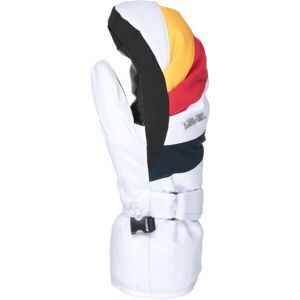 Level ULTRALITE Dámské lyžařské rukavice, bílá, veľkosť M
