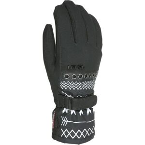 Level VENUS Dámské lyžařské rukavice, černá, veľkosť M