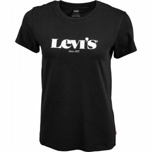 Levi's® CORE THE PERFECT TEE Dámské tričko, černá, velikost
