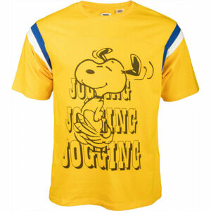 Levi's FOOTBALL TEE Pánské tričko, žlutá, veľkosť M