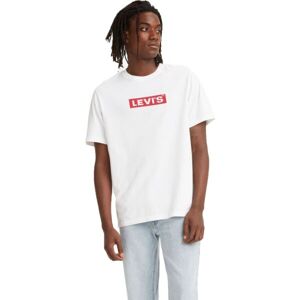 Levi's SS RELAXED FIT TEE BOXTAB Pánské tričko, bílá, velikost S