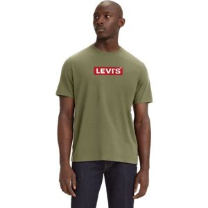 Levi's SS RELAXED FIT TEE Pánské tričko, khaki, velikost M