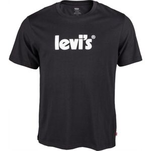 Levi's SS RELAXED FIT TEE Pánské tričko, černá, velikost M