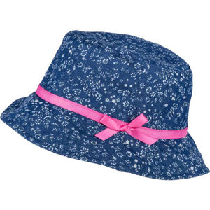 Lewro JANKA Dívčí plátěný klobouček, modrá, veľkosť 4-7