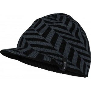 Lewro LUKE černá 13-15 - Chlapecká pletená čepice