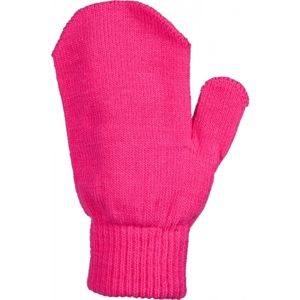 Lewro MEL růžová UNI - Dětské pletené rukavice