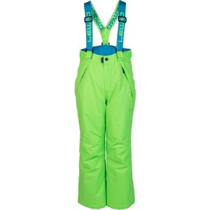 Lewro NYX Dětské snowboardové kalhoty, světle zelená, veľkosť 128-134