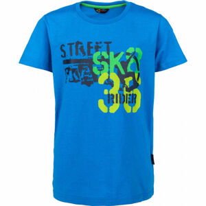 Lewro TERRY Chlapecké triko, modrá, velikost 152-158