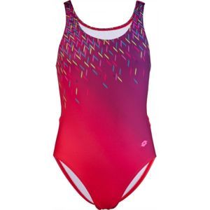 Lotto DESIRE Dívčí jednodílné plavky, Růžová,Fialová, velikost 116-122