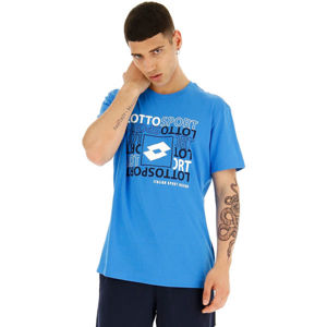 Lotto TEE SUPRA JS Pánské tričko, Modrá,Černá,Bílá, velikost
