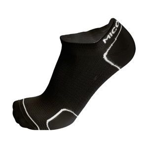 Mico LIG WEIGHT LOWCUT černá M - Funkční cyklistické ponožky
