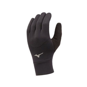 Mizuno WARMALITE GLOVE Unisexové zateplené rukavice, Černá,Bílá, velikost M