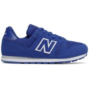 New Balance J373UEY modrá 5.5 - Dětská volnočasová obuv