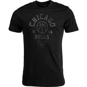 New Era NBA TONAL BASKETBALL TEE CHICAGO BULLS BLK - Pánské triko
