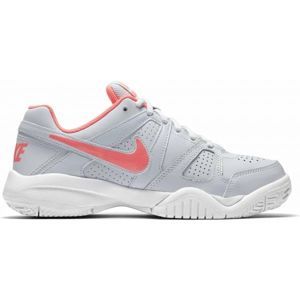 Nike CITY COURT 7 GS Dětská sálová obuv, šedá, velikost 38.5